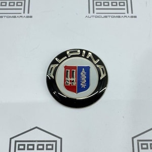 ALPINA Metal Emblem BADGE 34mm for BMW Gear Shift Knob E23 E24 E28 E30 E32 E34 E36 E38 E39 E46 E60 E90