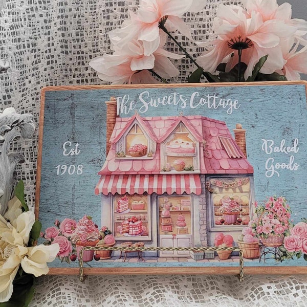 Shabby Chic The Sweets Cottage Pink Cottage Baked Goods Cupcakes Cake Bakery