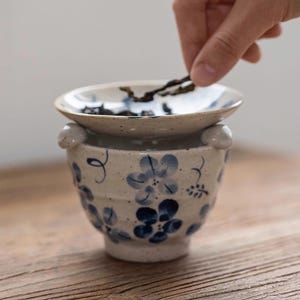 Setoyaki ceramic incense burner
