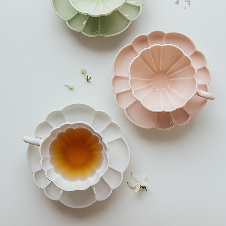 studio m' Le Bouquet Coffee Cup and Saucer - Thumbnail 4