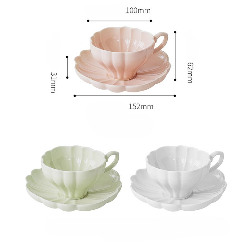 studio m' Le Bouquet Coffee Cup and Saucer - Thumbnail 5