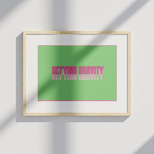 Defying Gravity Print, Wicked Poster, Glinda And Elphaba Quote, Wall Art, Wizard Of Oz Printable, DIGITAL DOWNLOAD