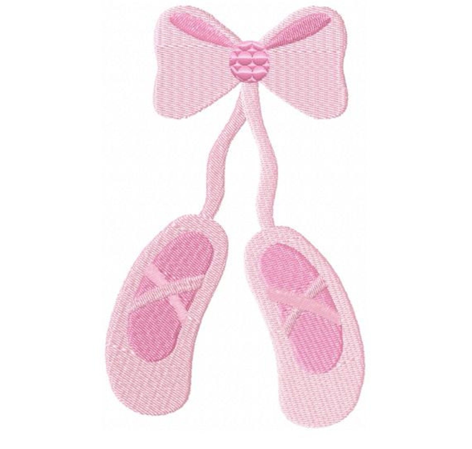 girls ballet dance slippers shoes machine embroidery design 4x4 and 5x7 hoop instant download sale