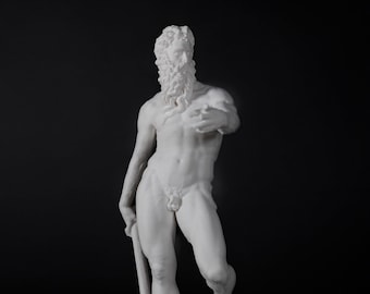 Standbeeld van Neptunus (Poseidon) | Romeinse god van de zee | 3D-afdrukken