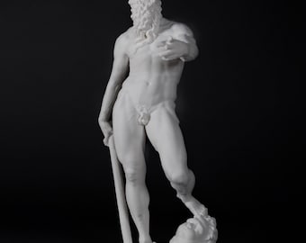 Neptune Statue (Poseidon) | Roman God of the Sea | 3D Printed Sculpture