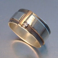 Bronze Wedding Band Etsy