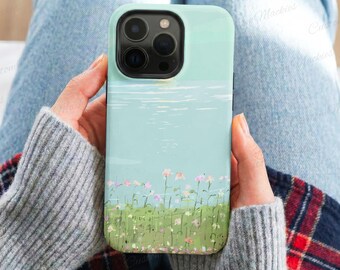 Pastel Floral Meadow Cottagecore iPhone Case