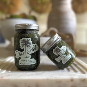 Authentic Puerto Rican Sofrito - Recao | Caribbean Cooking Marinade | Fresh Homemade