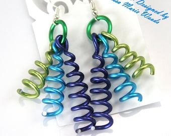 Funky Spring Hypo Allergenic Dangle Earrings