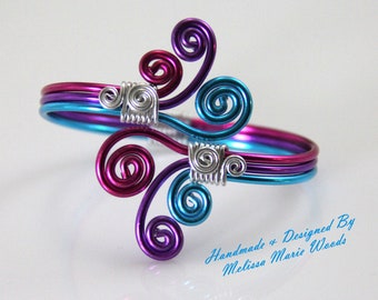 Spiral Burst Adjustable Bracelet