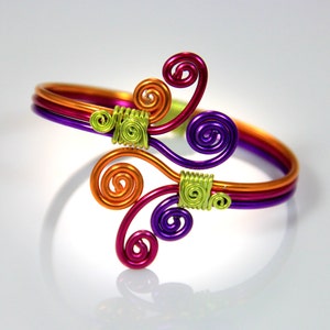 Spiral Burst Adjustable Bracelet image 1