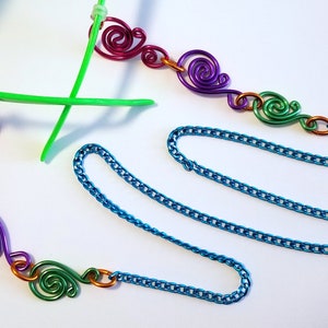 Super Fun Eye Glass chain or mask chain image 4