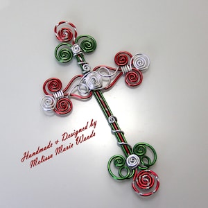 Christmas Cross Ornament