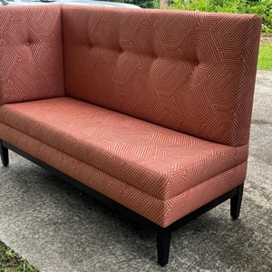 Kitchen Bench Upholstered Kitchen Bench Custom Bench Upholstered Bench Banquette Booth Custom Booth Dining Room Seating Dining Room Bench