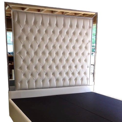 Tall Leather Headboard King Odditieszone