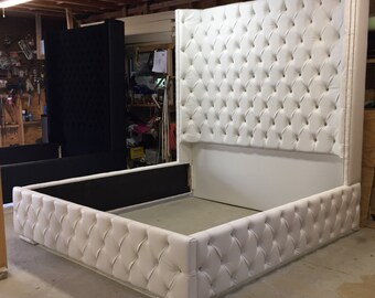 king size upholstered bed antique free shipping white king size tufted bed luxurious wingback with nickel nailheads bedroom furniture upholstered etsy king size upholstered bed antique free shipping white king size tufted bed luxurious wingback with nickel nailheads bedroom furniture upholstered etsy