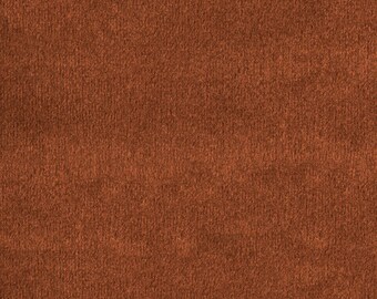 Pumpkin Orange Polyester Velvet Upholstery Fabric by the Yard -  Pumpkin Orange