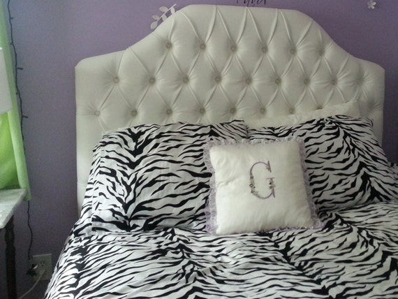 White Tufted Upholstered Headboard Twin Full Queen King Tufted