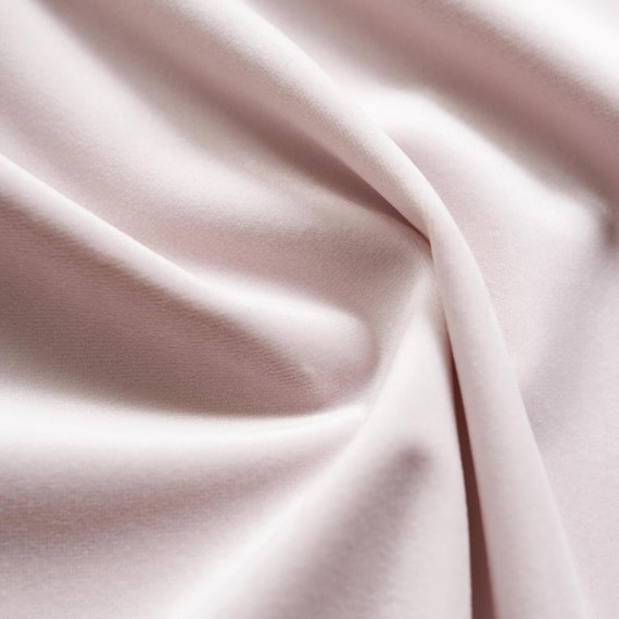 Light Pink Velvet Upholstery Fabric by the Yard - Pink Velvet Light Pink  Velvet Fabric