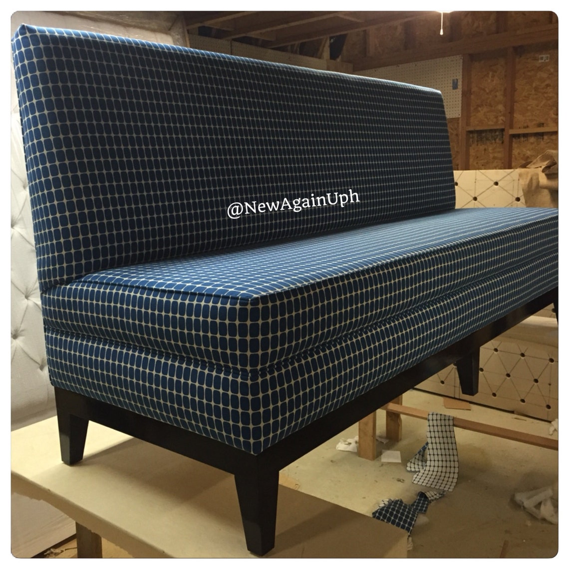 Kitchen Bench Upholstered Kitchen Bench Custom Bench Upholstered Bench ...