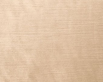 Ivory Off White Velvet Upholstery Fabric by the Yard - Light Velvet Off White Velvet Ivory