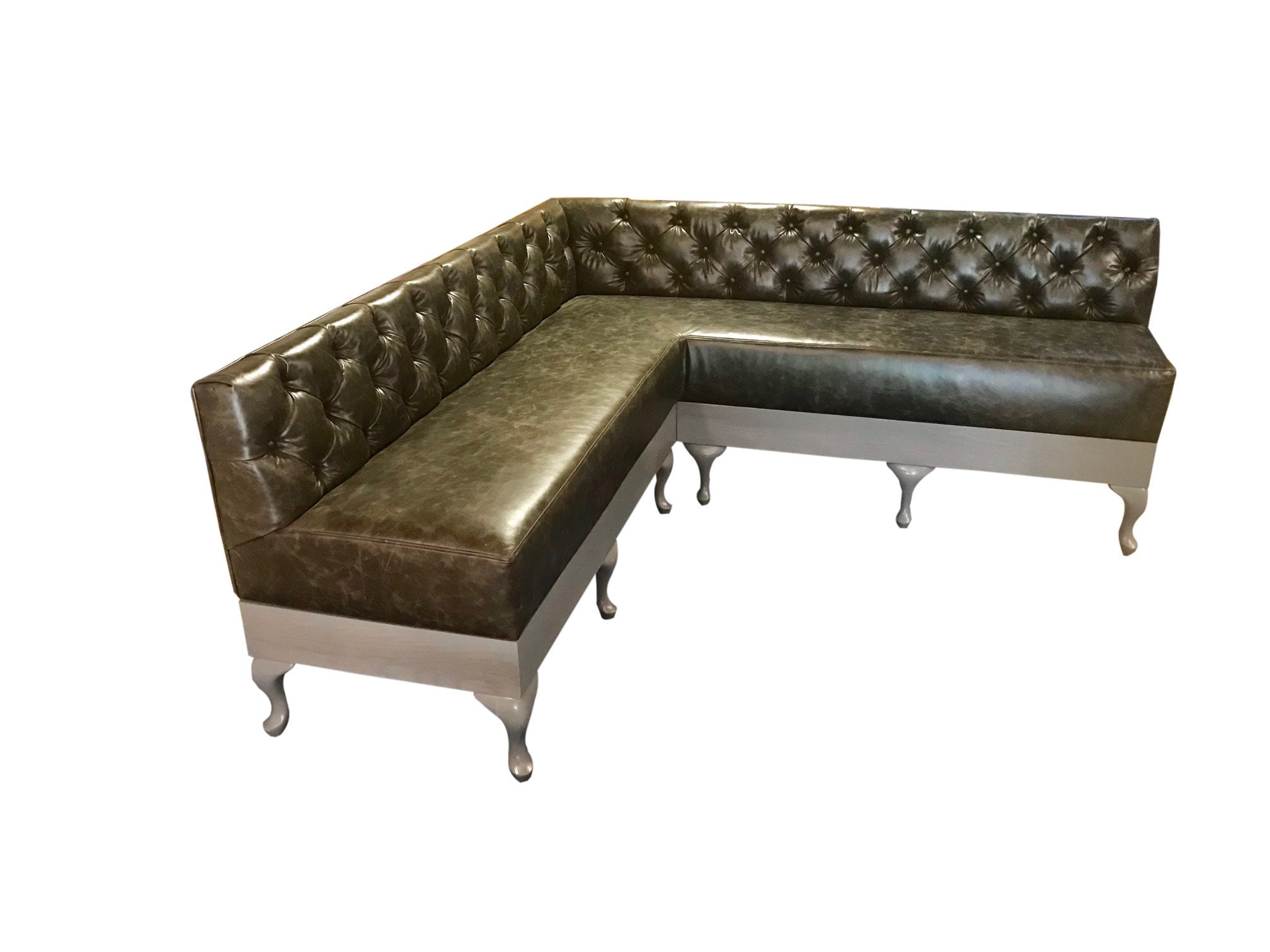 Leather dining banquette deals