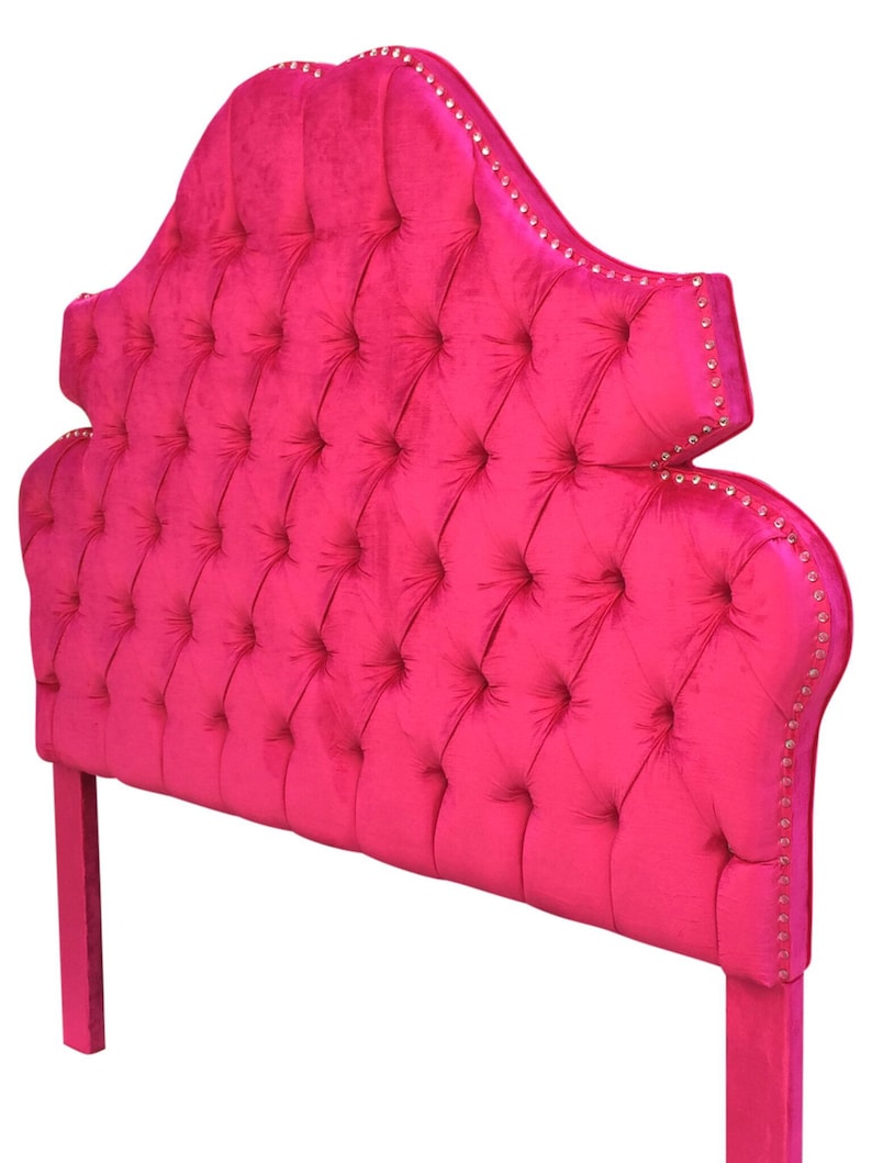 Upholstered Headboard Hot Pink Twin Full QUEEN or KING Size Etsy