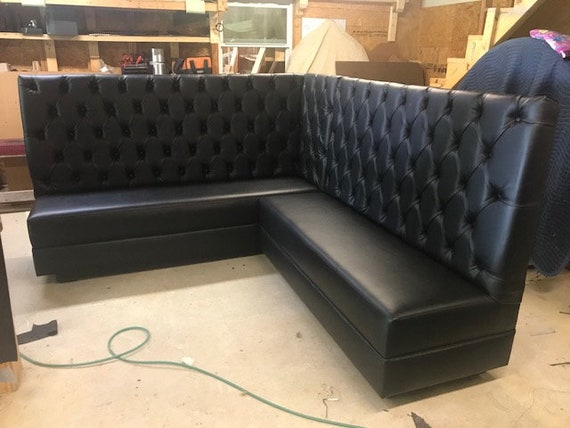 L shape Bench Dining Bench L Shape Tufted Upholstered Bench