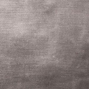 May include: A close-up of a gray textured fabric with a subtle sheen. The fabric has a woven pattern that creates a subtle striped effect.