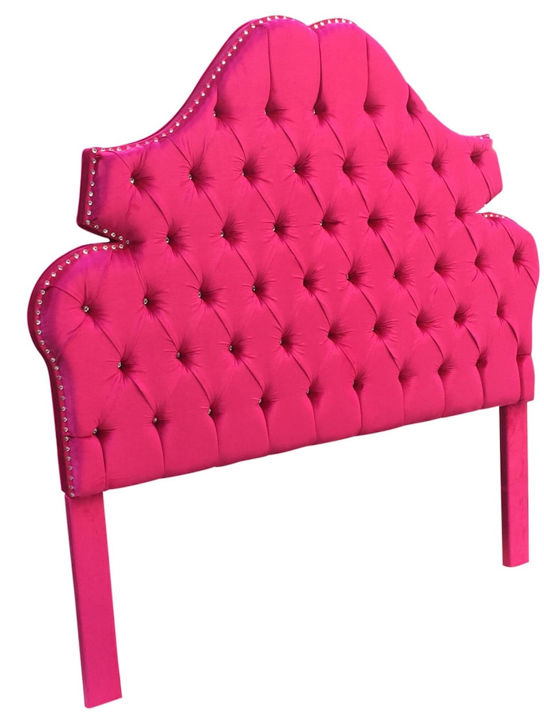 Upholstered Headboard Hot Pink Twin Full QUEEN or KING Size Etsy