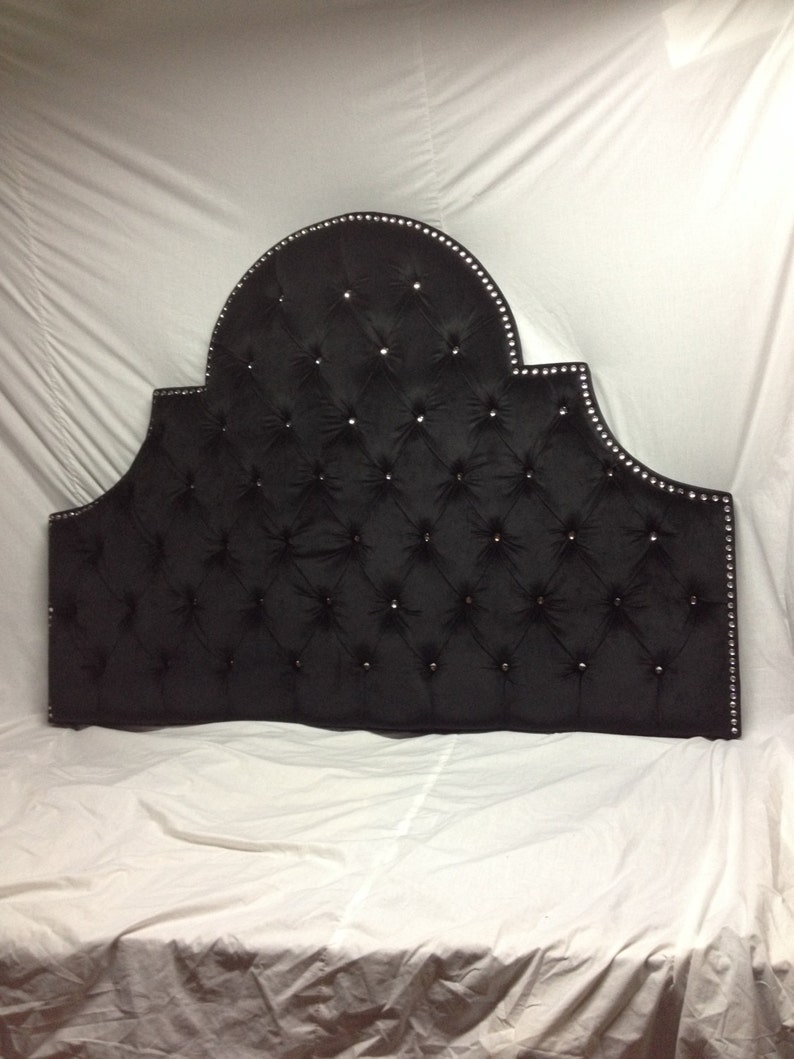 Night Sky Tufted Headboard with Rhinestones FULL SIZE Etsy