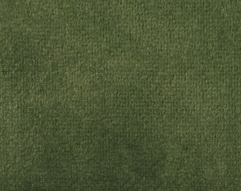 Dark Green Polyester Velvet Upholstery Fabric by the Yard -  Dark Green