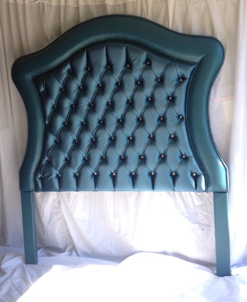 Custom Upholstered Headboard Tufted Headboard with Rhinestones Etsy