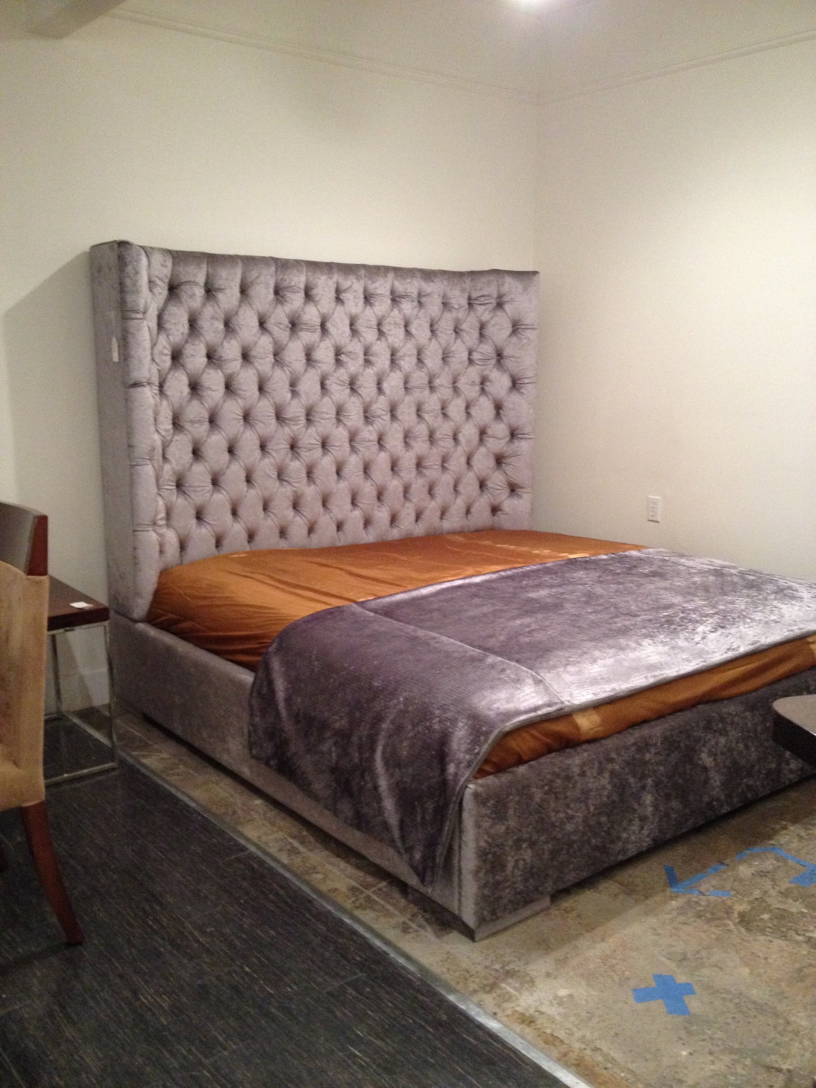 King Size Wing Tufted Bed Etsy