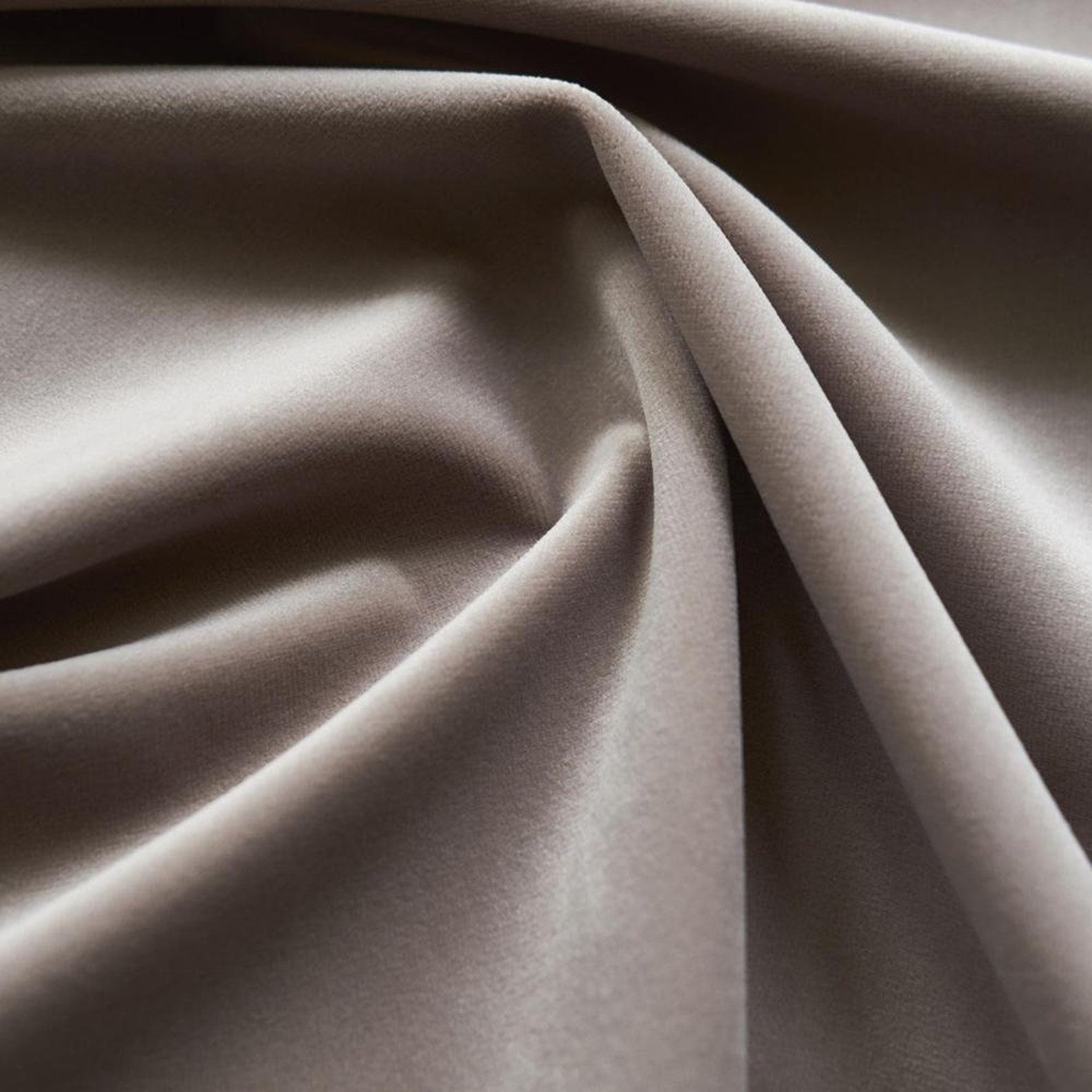 Light Grey Velvet Upholstery Fabric by the Yard Grey Velvet - Etsy