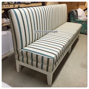 Kitchen Bench Upholstered Kitchen Bench Custom Bench Upholstered Bench Banquette Booth Custom Booth Dining Room Seating Dining Room Bench