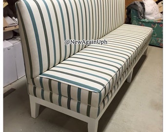 Kitchen Bench Upholstered Kitchen Bench Custom Bench Upholstered Bench Banquette Booth Custom Booth Dining Room Seating Dining Room Bench