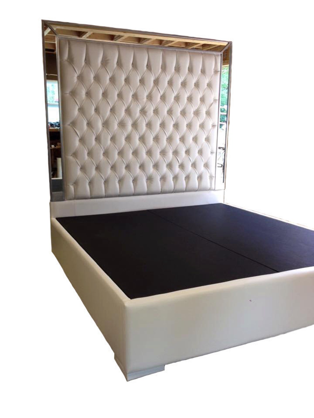 Faux leather bed skirt king hotsell