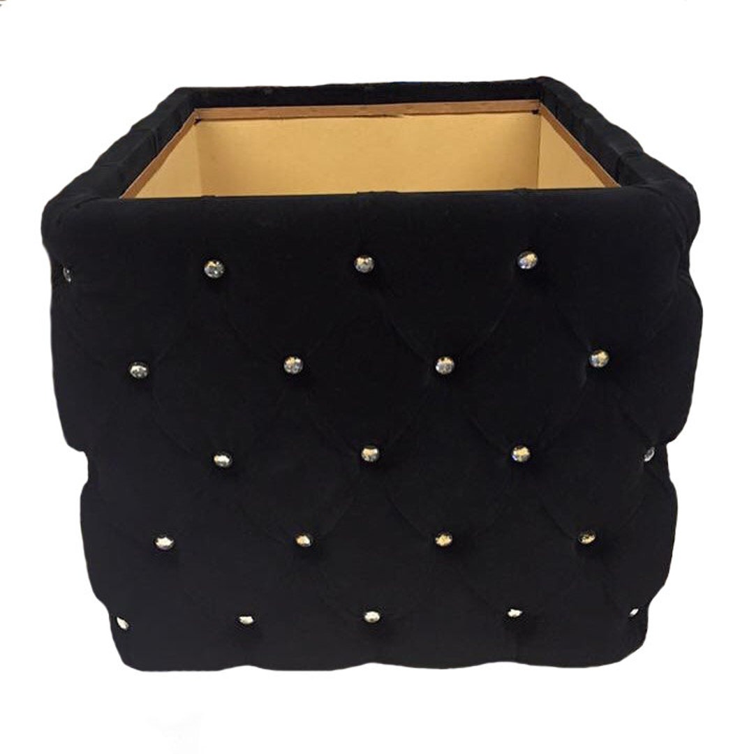 Ottoman With Storage Cube Ottoman Tufted Square Ottoman Cube Etsy