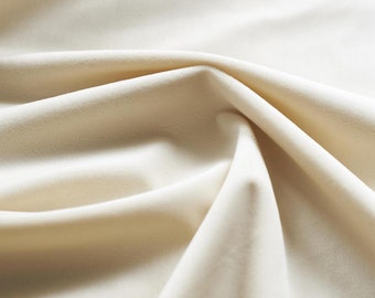 Ivory White Velvet Upholstery Fabric by the Yard -  Ivory White Velvet White Velvet Fabric