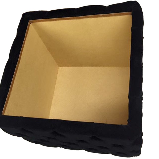 Otomano con otomano cubo de almacenamiento Tufted cubo | Etsy