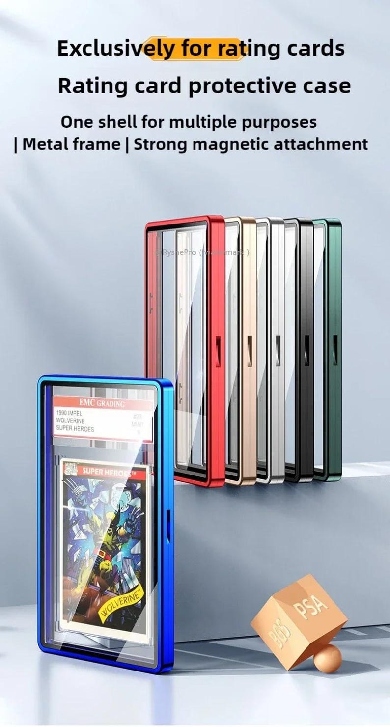 1 unidad de protector metálico para estuche de tarjeta calificada estándar PSA BGS imagen 6