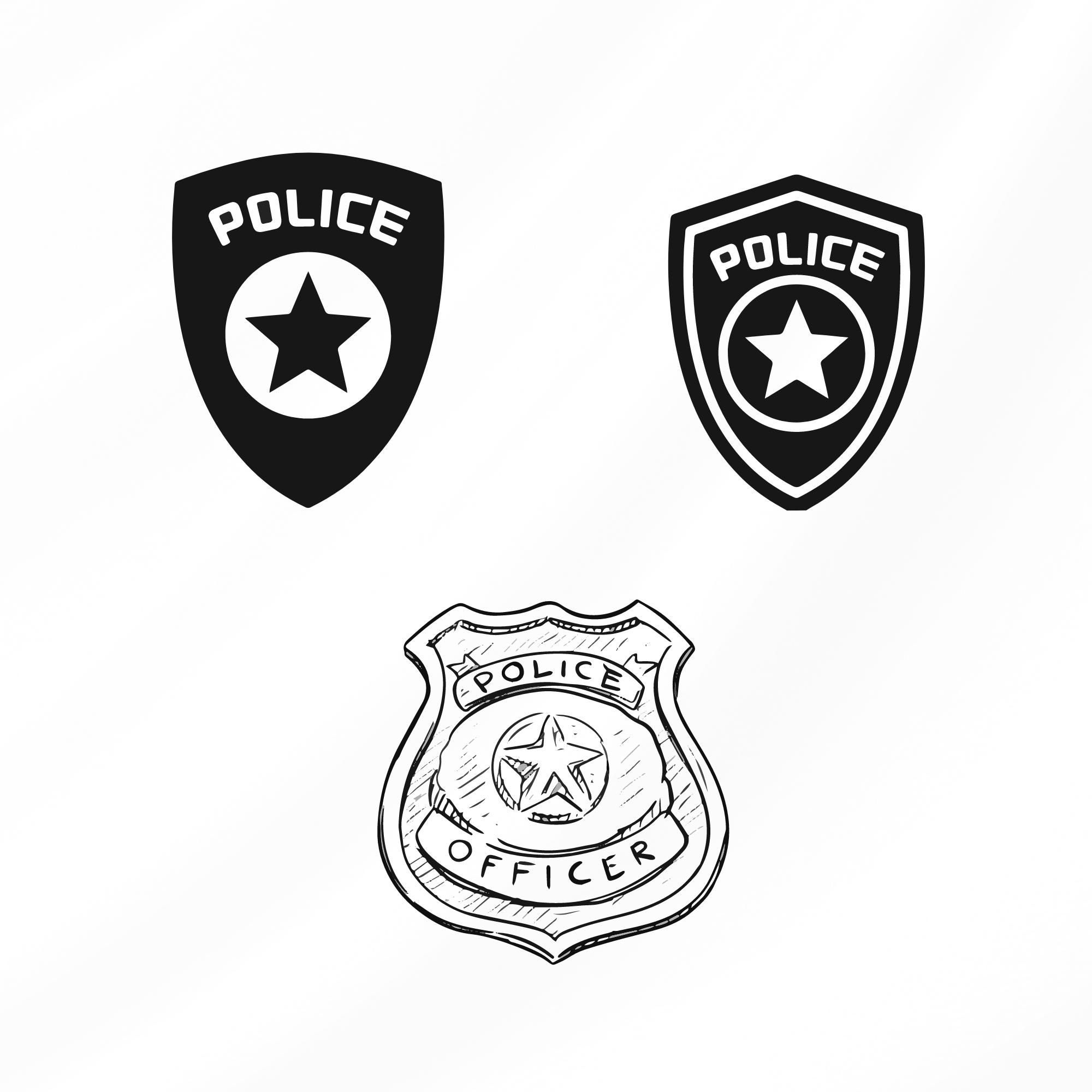 Police Badge Svg Bundle, Police Badge Clipart for Cricut, Badge ...