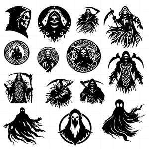 Occult Bundle Svg Bundle Clipart Cricut Occult Symbols Bundle Silhouette Vector Tshirt Designs Hell Devil Decal Cut Files.