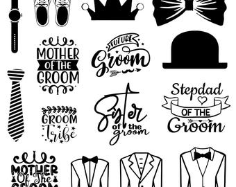 Trauzeuge svg Bundle, Bräutigam Squad Clipart, Bräutigam Party Vektor, Trauzeuge Abziehbild, Brautparty Cut Files, Hochzeitsfeier Silhouette.