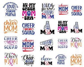 Cheer Mom Svg Bundle, Cheer Mom Era Svg, Cheer Mom Svg, Cheer Mom Png, Cheer Svg, Cheer Mom, Cheer Mom Shirt, Mom Love Quotes Svg