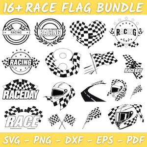 Race Flag SVG Bundle, Race Flag PNG Bundle, Race Flag SVG Cut Files for Cricut, Race Flag Clipart, Flag Svg, Racing Flag Svg, Png