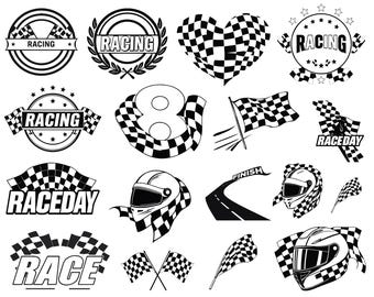 Race Flag SVG Bundle, Race Flag PNG Bundle, Race Flag SVG Cut Files for Cricut, Race Flag Clipart, Flag Svg, Racing Flag Svg, Png