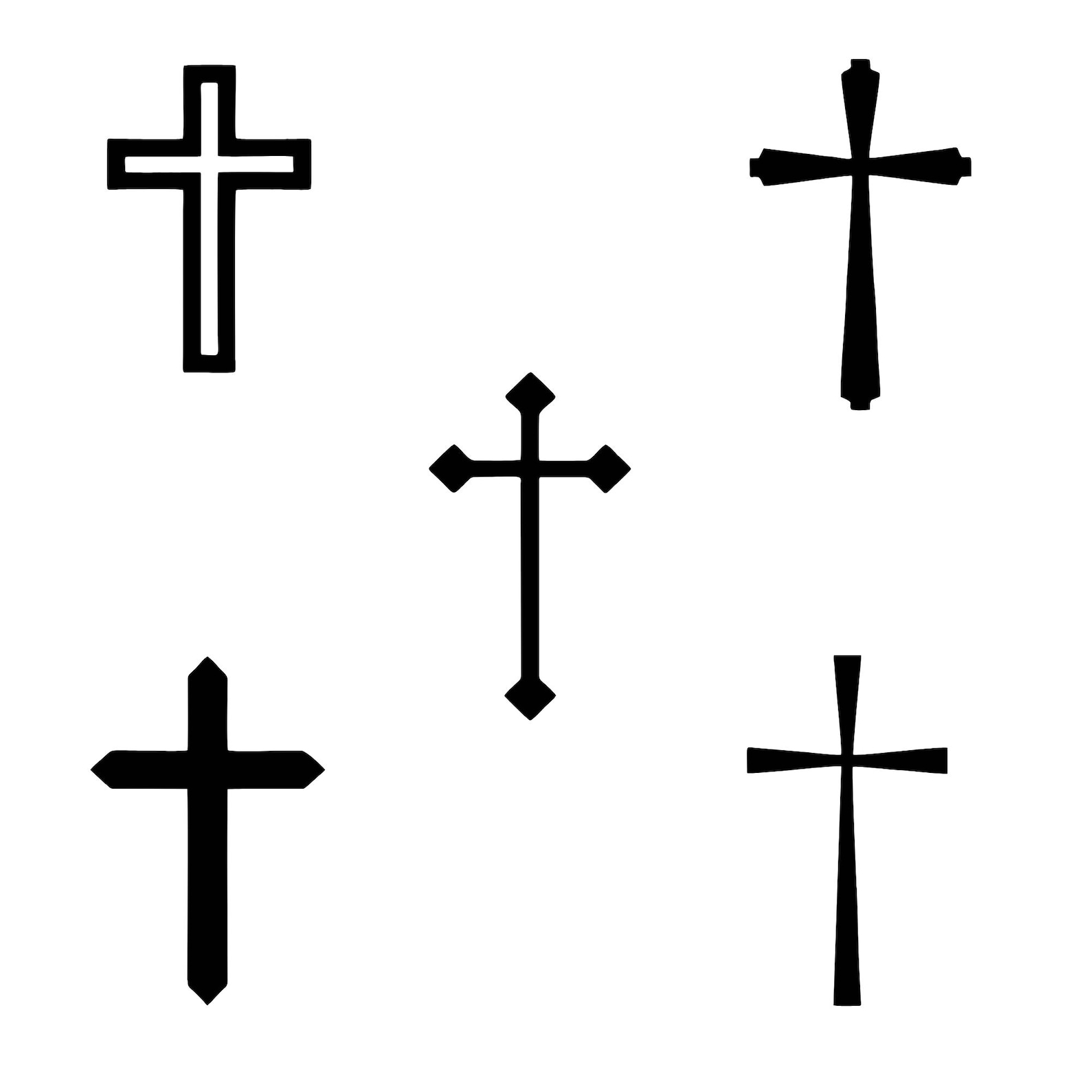 Cross Svg Bundle, Cross Clipart for Cricut, Faith Cross Silhouette