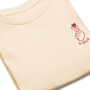 G-IDLE Embroidered Shirt KPOP baby tee korean band merch K-POP gift for her g-idle fan clothing korean pop tour concert tee fandom g-idle